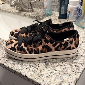 Leopard kate spade keds